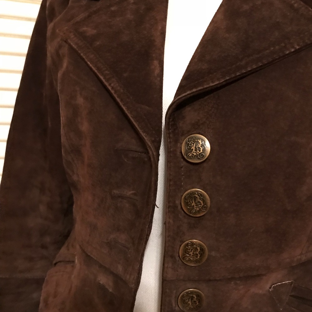 Brown suede B.B. Dakota jacket - Picture 3 of 5